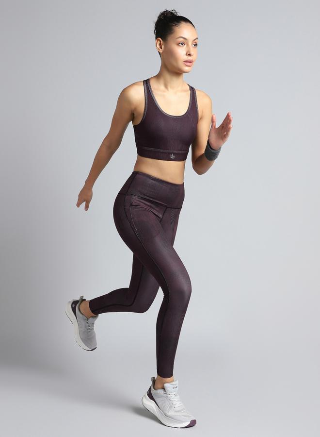 Cult Women Urban Camo Running High Support Bra - Image 5